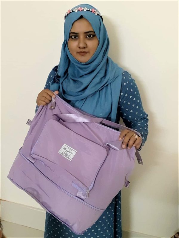 FB_IMG_1681100655355 Lavender Ladies Travel Bag